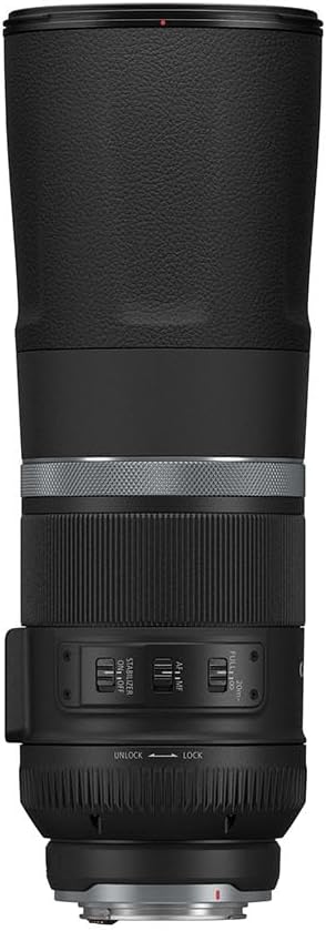 Canon RF800mm F11 IS STM Telephoto Lens, Supports Full Size, RF80011ISSTM