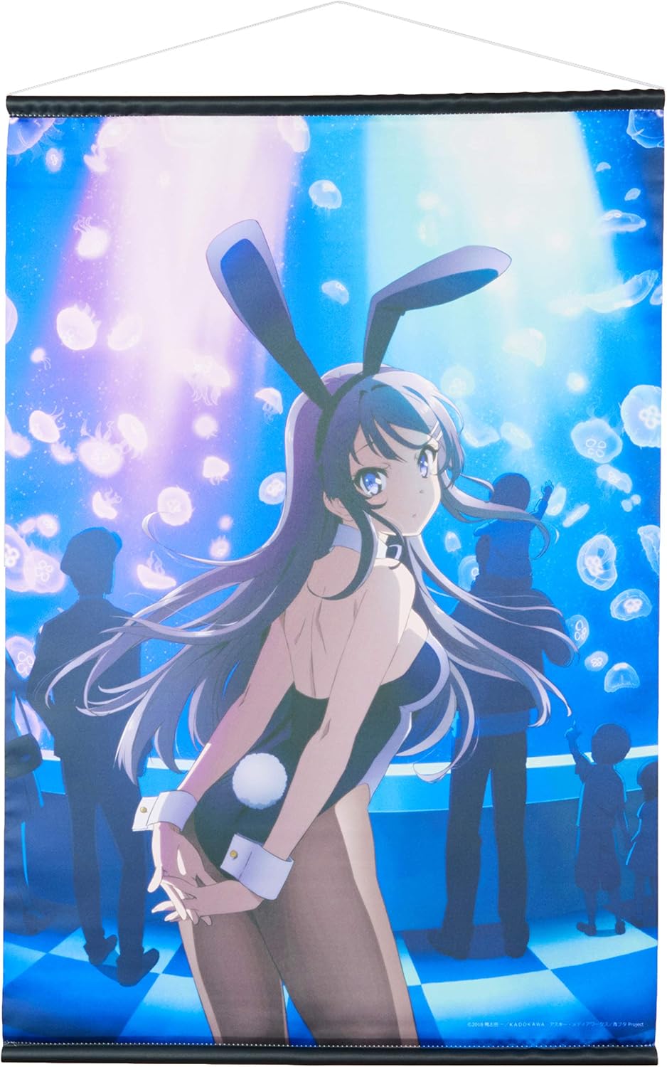 Young Pig Wizard Does Not Dream Bunny Girl Senior B2 Tapestry B Key Visual 728x515mm
