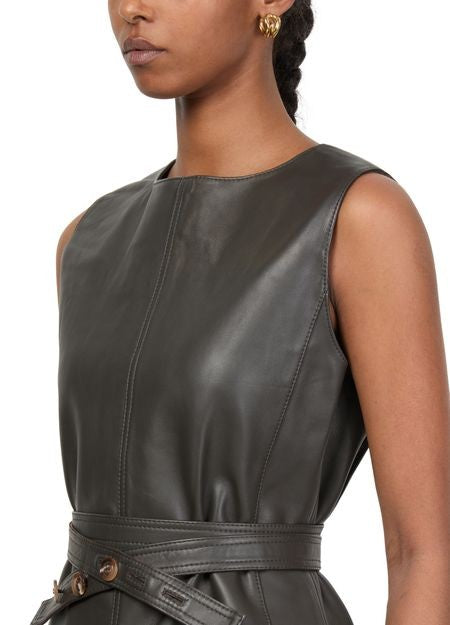 SOEUR Chance leather top - Image 4