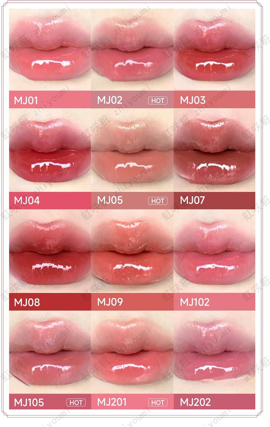 AZTK Lip Tint, Moisturizing Lips, Water Light: Lip Tint, High Color, Moisturizing, Glossy, Cute, High Color, Long Lasting, No Falling Makeup