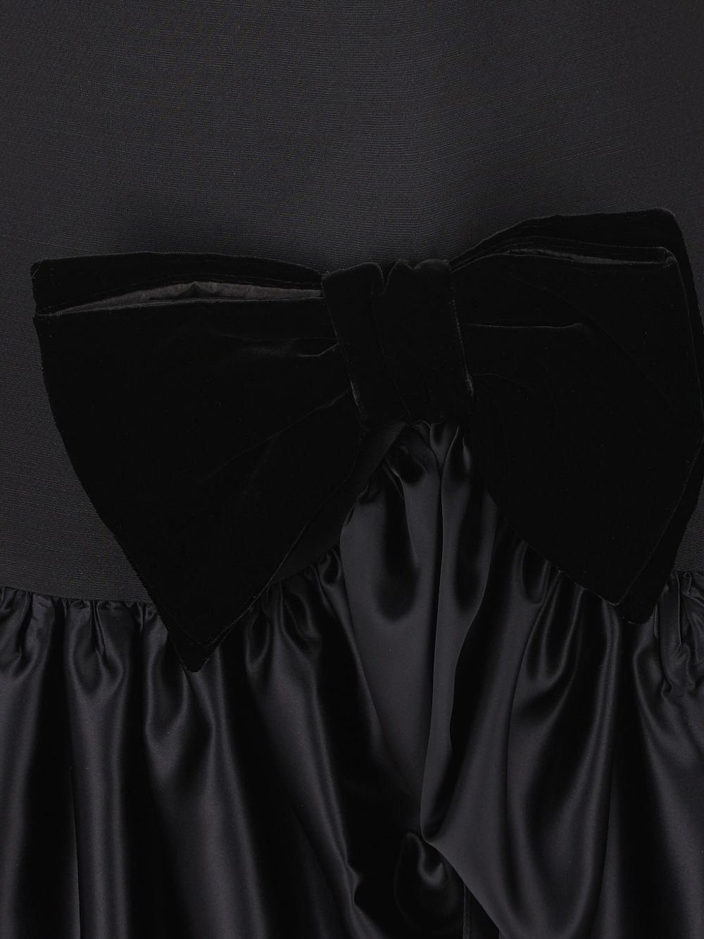 Valentino ヴァレンティーノの弓のディテールウールとシルクミニドレス - Image 4