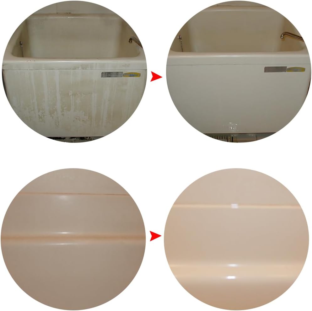 Bath Cleaner, Bath Artisan (16.9 fl oz (500 ml), Bath Sponge (3.9 x 6.3 inches (10 x 16 cm), Thickness 1.4 inches (3.5 cm), Set, Stubborn, Bath, Dirt, Water Scale, Cleaner, Cleaning Agent