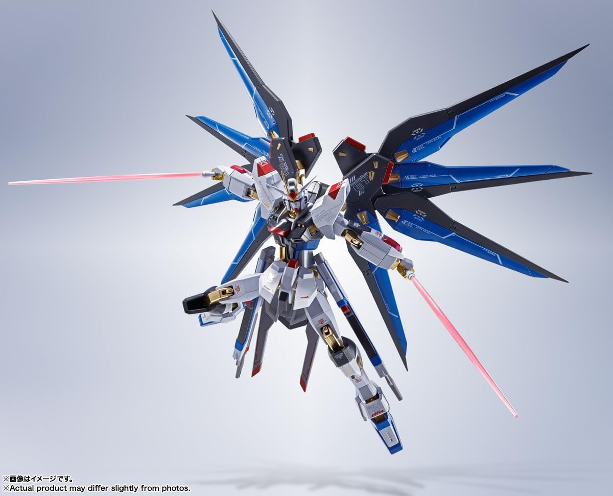 TAMASHII NATIONS METAL ROBOT Spirits, Mobile Suit Gundam SEED DESTINY Strike Freedom Gundam [Re:Coordinate] Approx. 5.5 inches (140 mm), PVC & ABS & Die Cast Pre-painted Action Figure