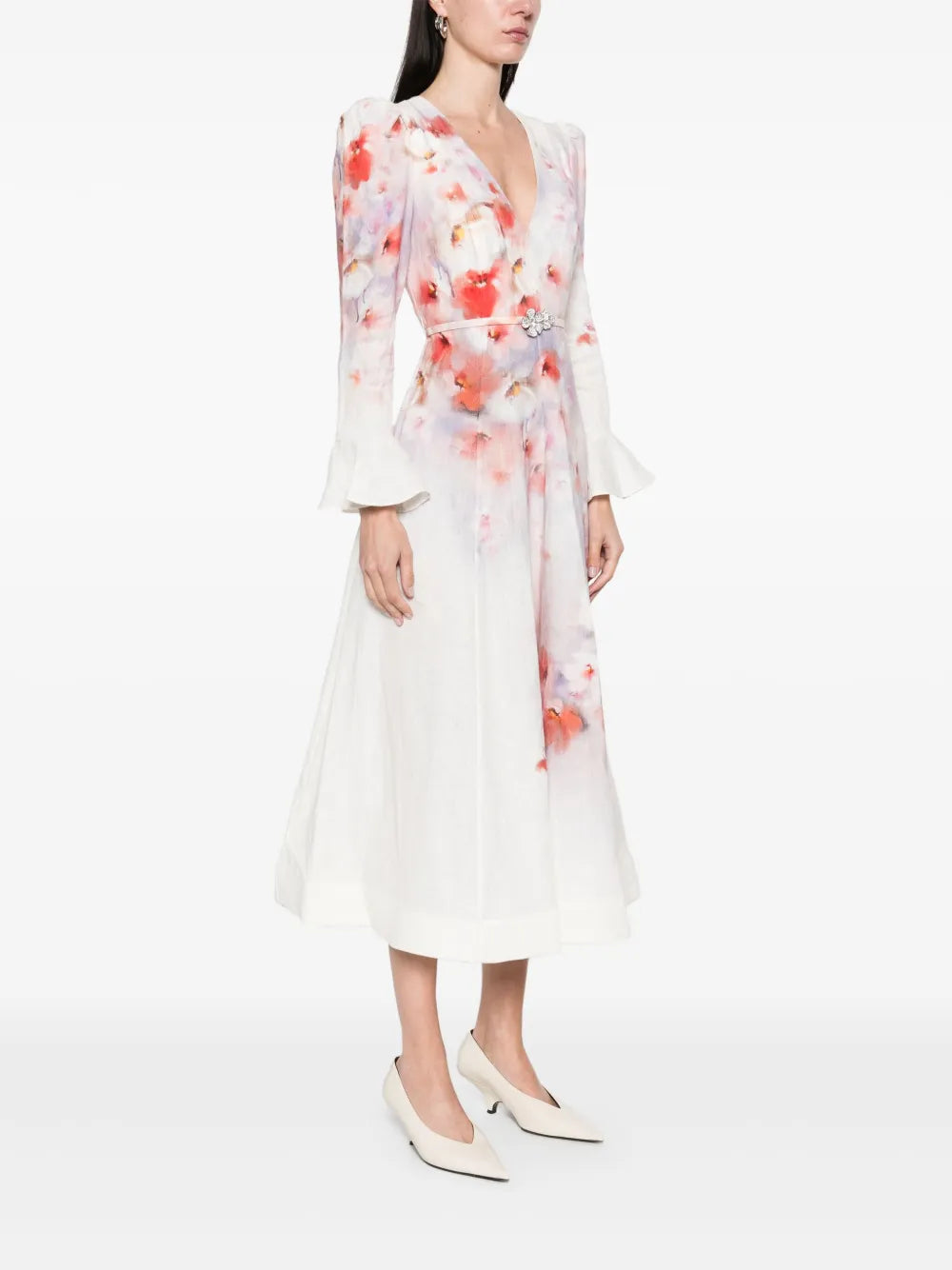 Zimmermann Zimmermann Crush Midiドレス - Image 4