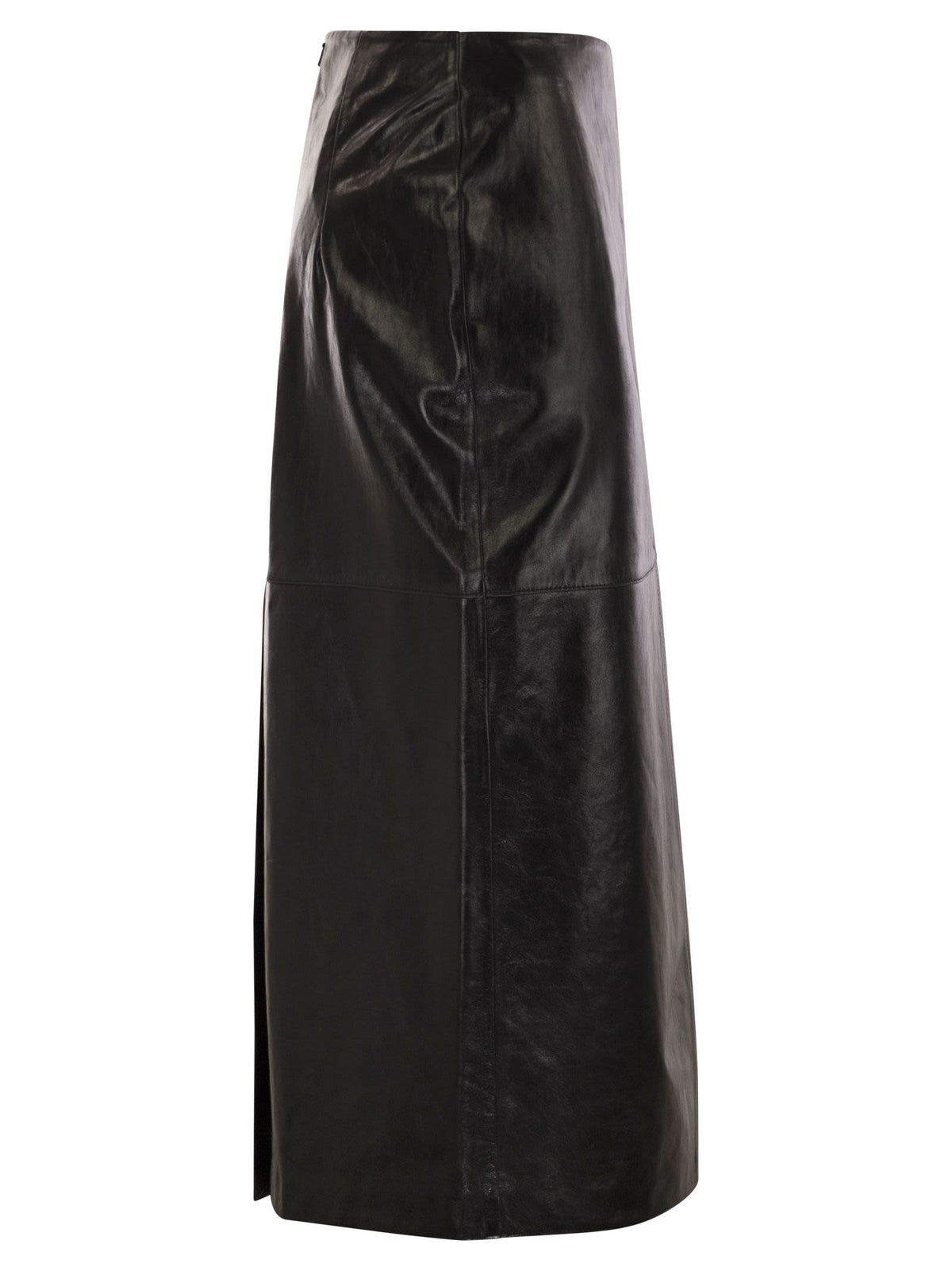 Sportmax Sportmax Afa Gonna Longuette In Pelle - Image 4