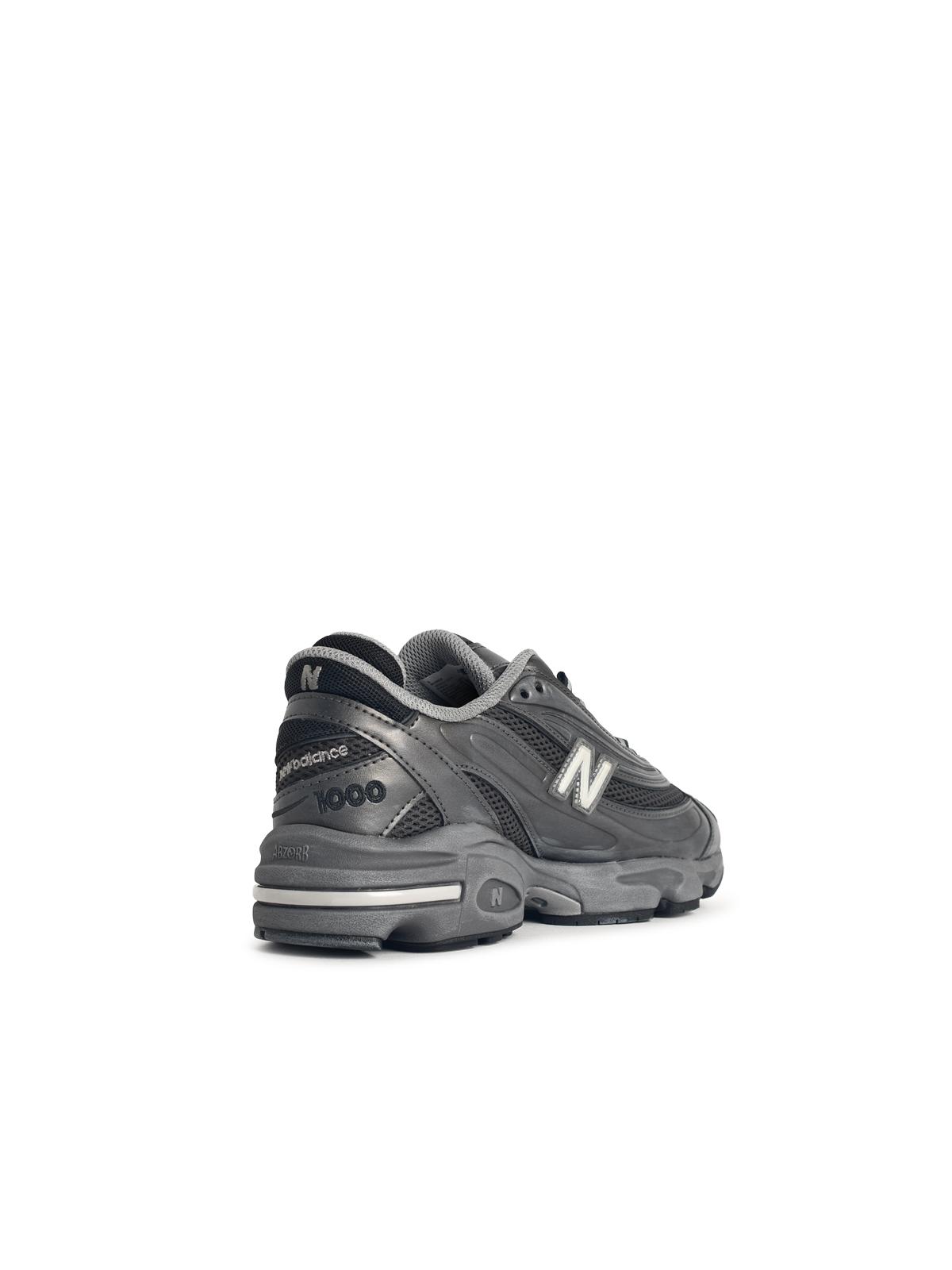 Designer Brand ニューバランス '1000'グレーファブリックブレンドスニーカー - Image 4