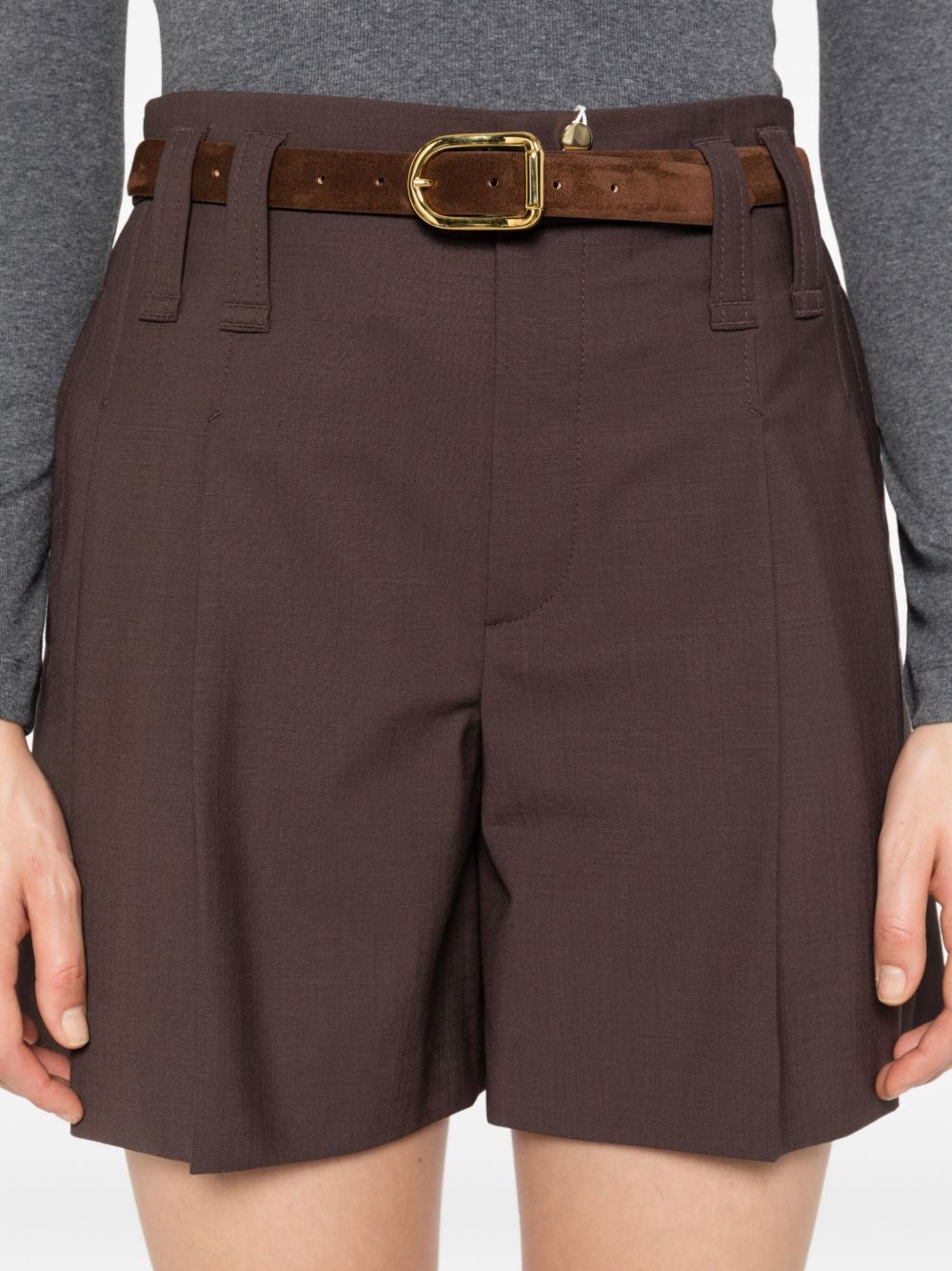 Brunello Cucinelliウールブレンドショーツ - Image 4