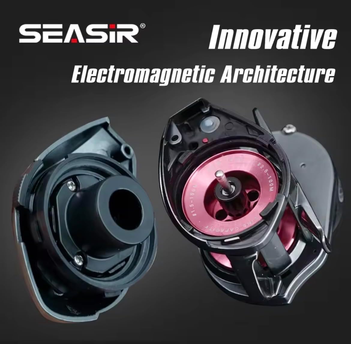 SEASIR DCAST Chinese DC Bait Reel, Versatile, Far Throw, DC Brake, Electronic Control, Waterproof, Salt Compatible, Bass Fishing, Chinning, DCAST