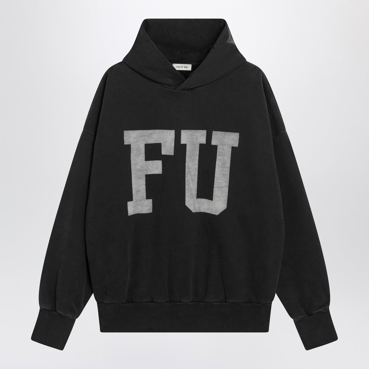 Fear Fear Of God ブラック ヴィンテージ エフェクト Fu パーカー - Image 4