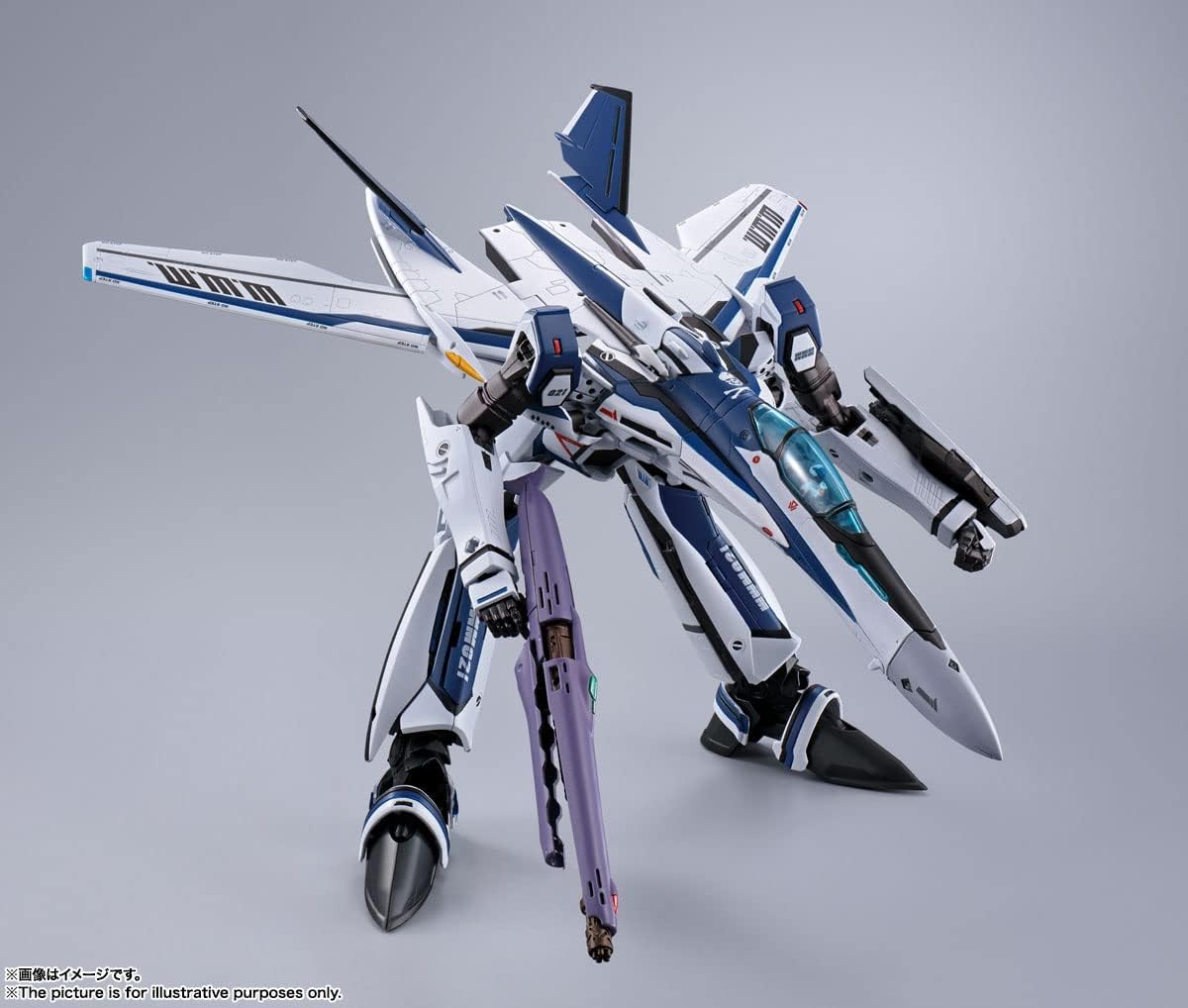 DX Chogokin Macross F VF-25 Messiah Valkyrie WORLDWIDE Anniv. Approx. 13.4 inches (340 mm), ABS & Die Cast & PVC Pre-painted Action Figure