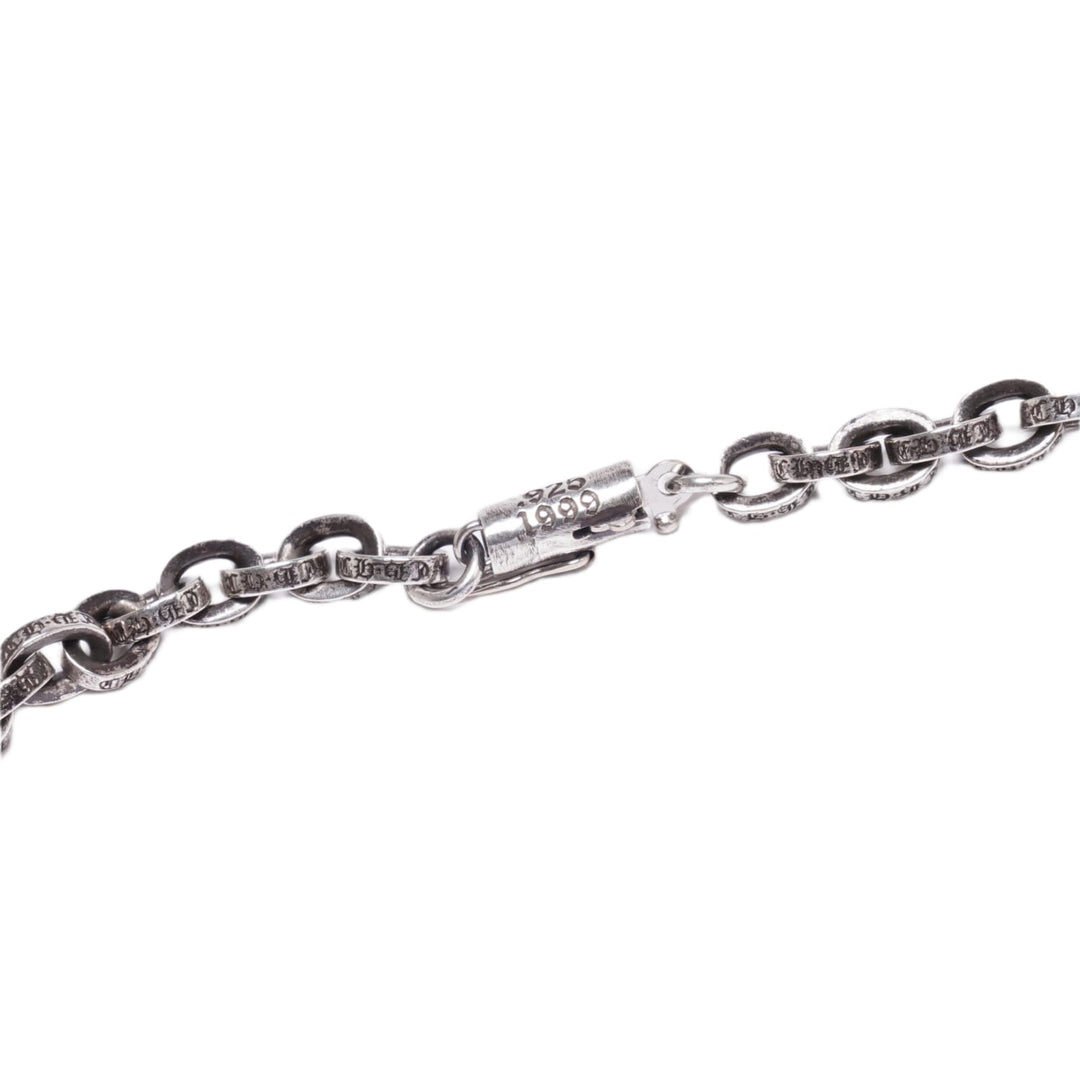 CHROME HEARTS ''DOUBLE CROSS PENDANT' PAPER CHAIN 20IN. NECKLACE