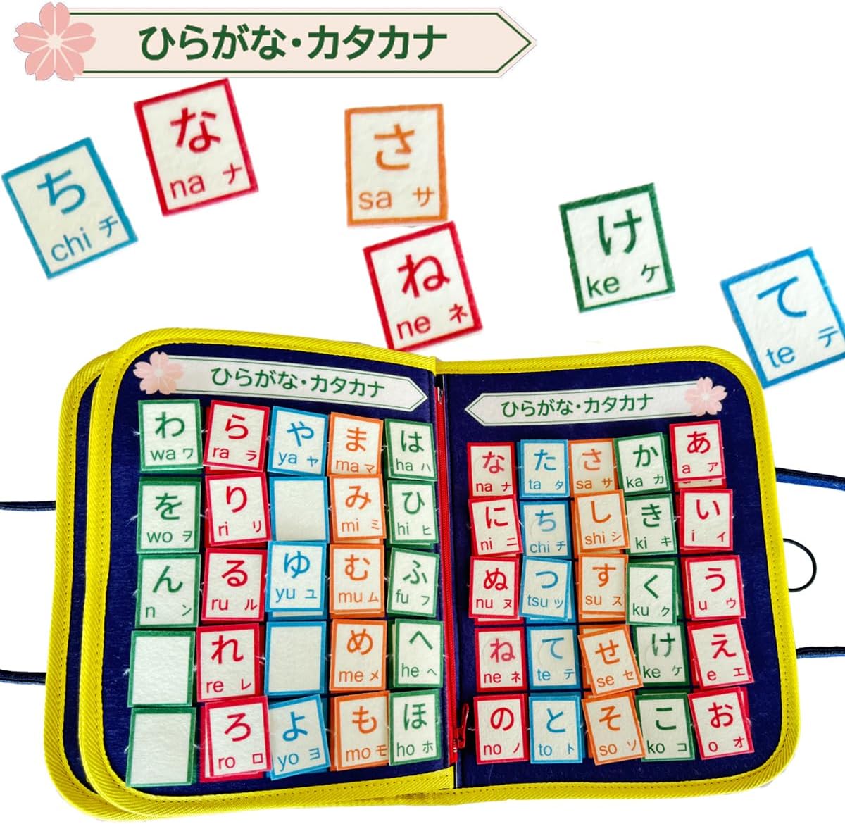 Montessori Educational Toy 1 2 3 4 5 6 Years 10in1 Busy Board Toy Alphabet Chart Hiragana Katakana Dressing Practice Finger Training Math English Numbers/Colors/Shapes/Animals/Body Part Recognition
