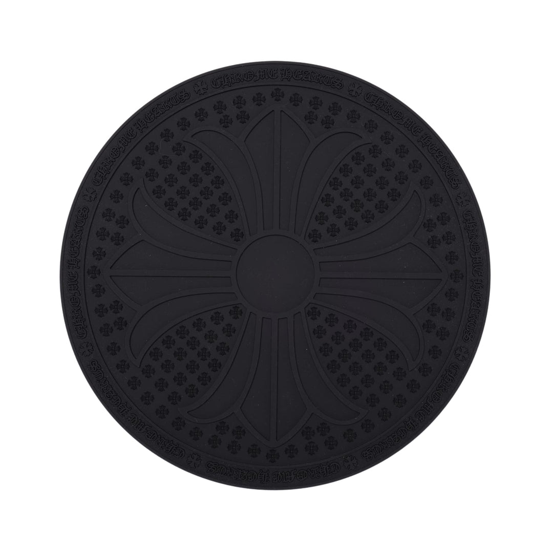 CHROME HEARTS 'PLUS LOGO RUBBER OVEN MITT AND MAT' SET