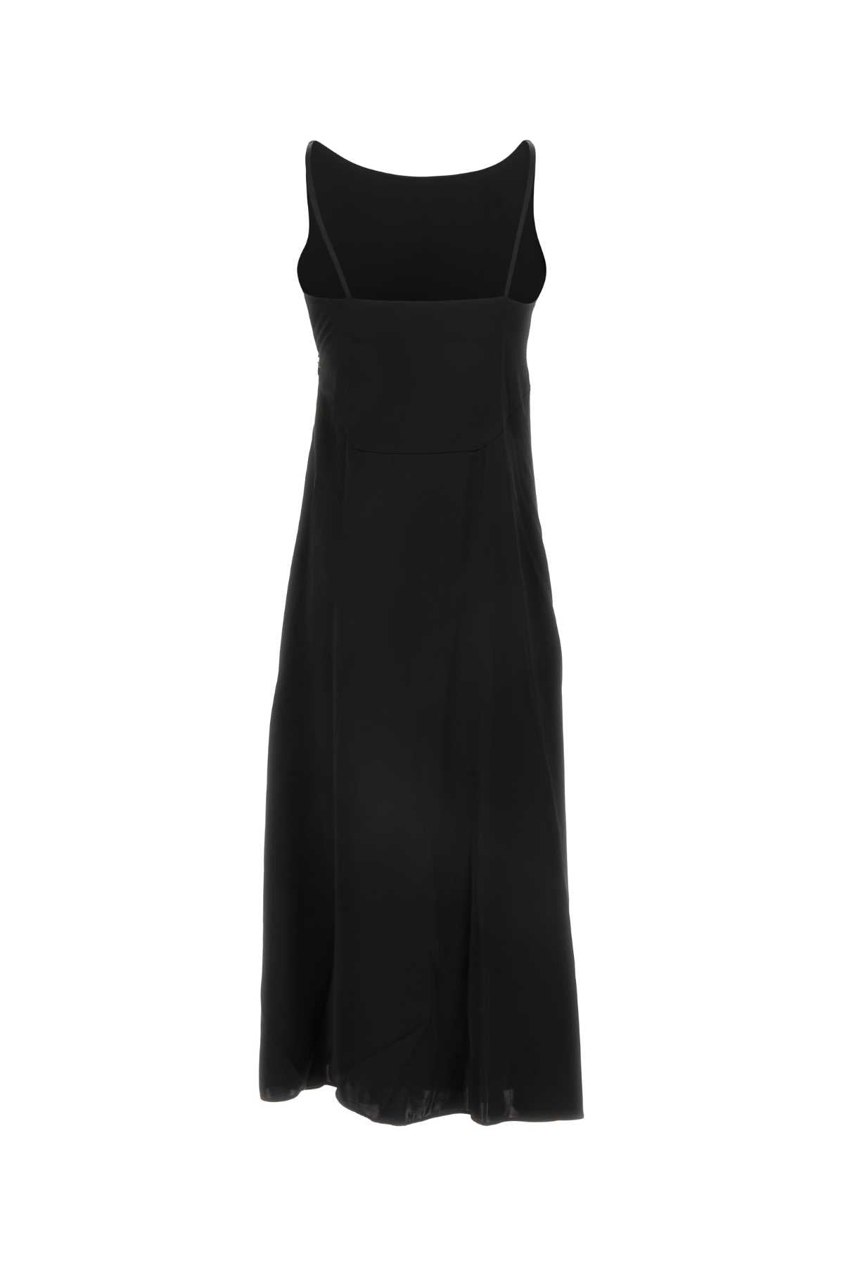 A.p.c. A.P.C.黒いサテンジュニアドレス - Image 4