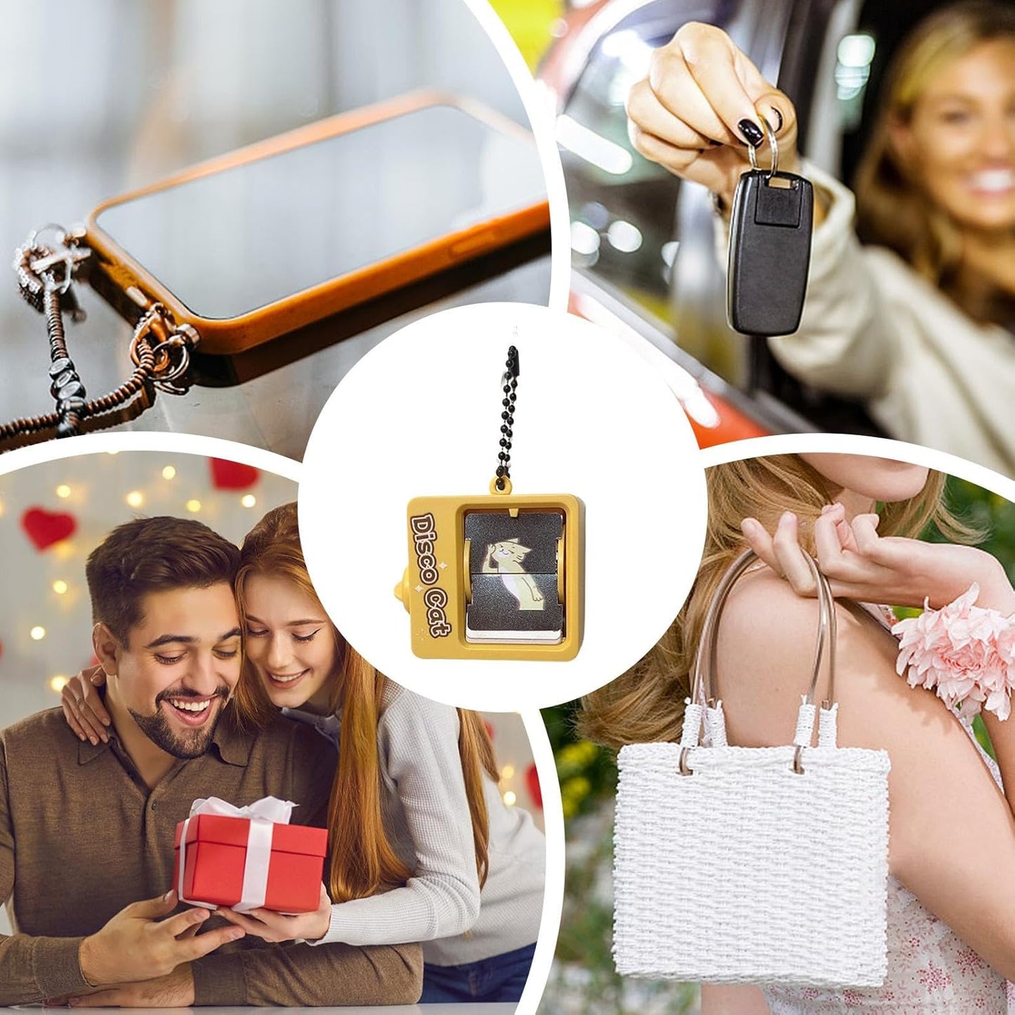 Anime Game Keychain, Anime Game Machine, Page Turning Machine - Animated Turning Toy, Page Turning Animation Toy Colorful Pattern for Kids