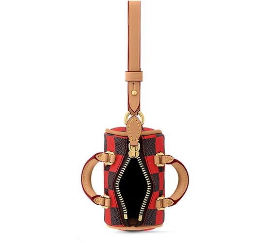 LOUIS VUITTON Damier Pop Mini Speedy Bag Charm - Image 4