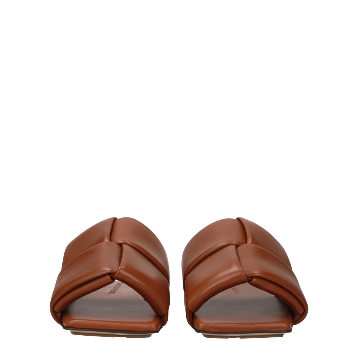 Bottega Bottega Veneta Slippers And Hooves Man Brown/Caramel Leather - Image 4