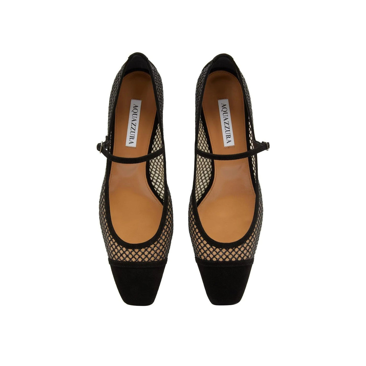 Aquazzura Aquazzura Mayor Crystals Mesh Pumps 35 - Image 4