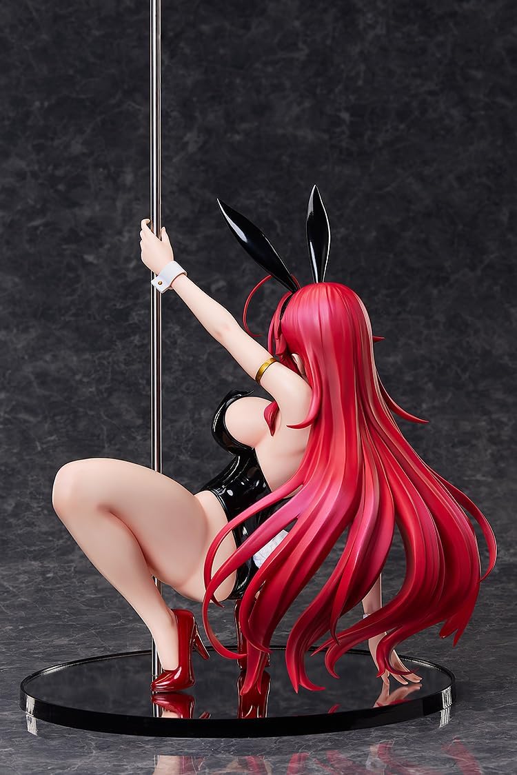 Freeing High School DxD HERO Rias Gremory Live Leg Bunny Ver. 2nd Plastic Painted and Assembled Figure, 1/4 Scale, Exclusive Base Included, Total Height Approx. 16.1 inches (410 mm), Includes Metal
