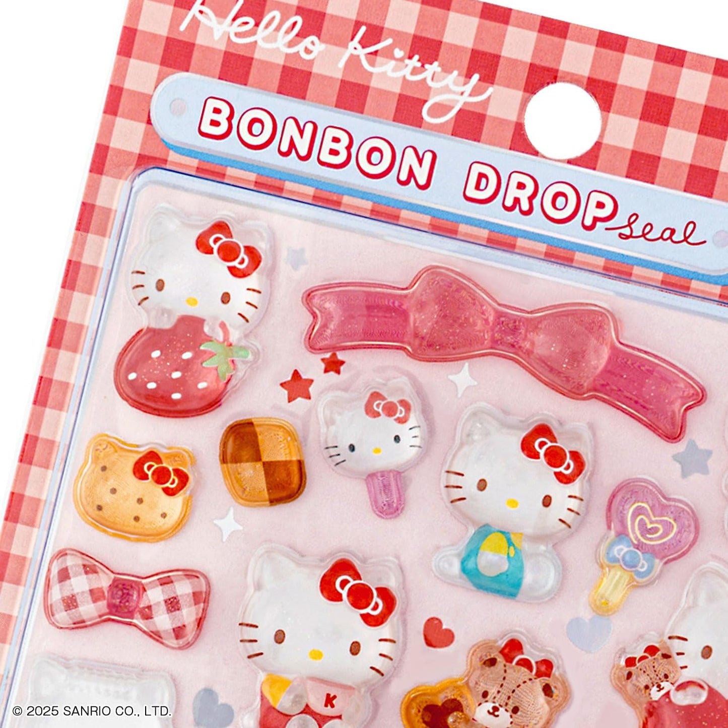 Sunstar Stationery Sanrio Character Seal Bonbon Drop Seal Hello Kitty Red S8812098