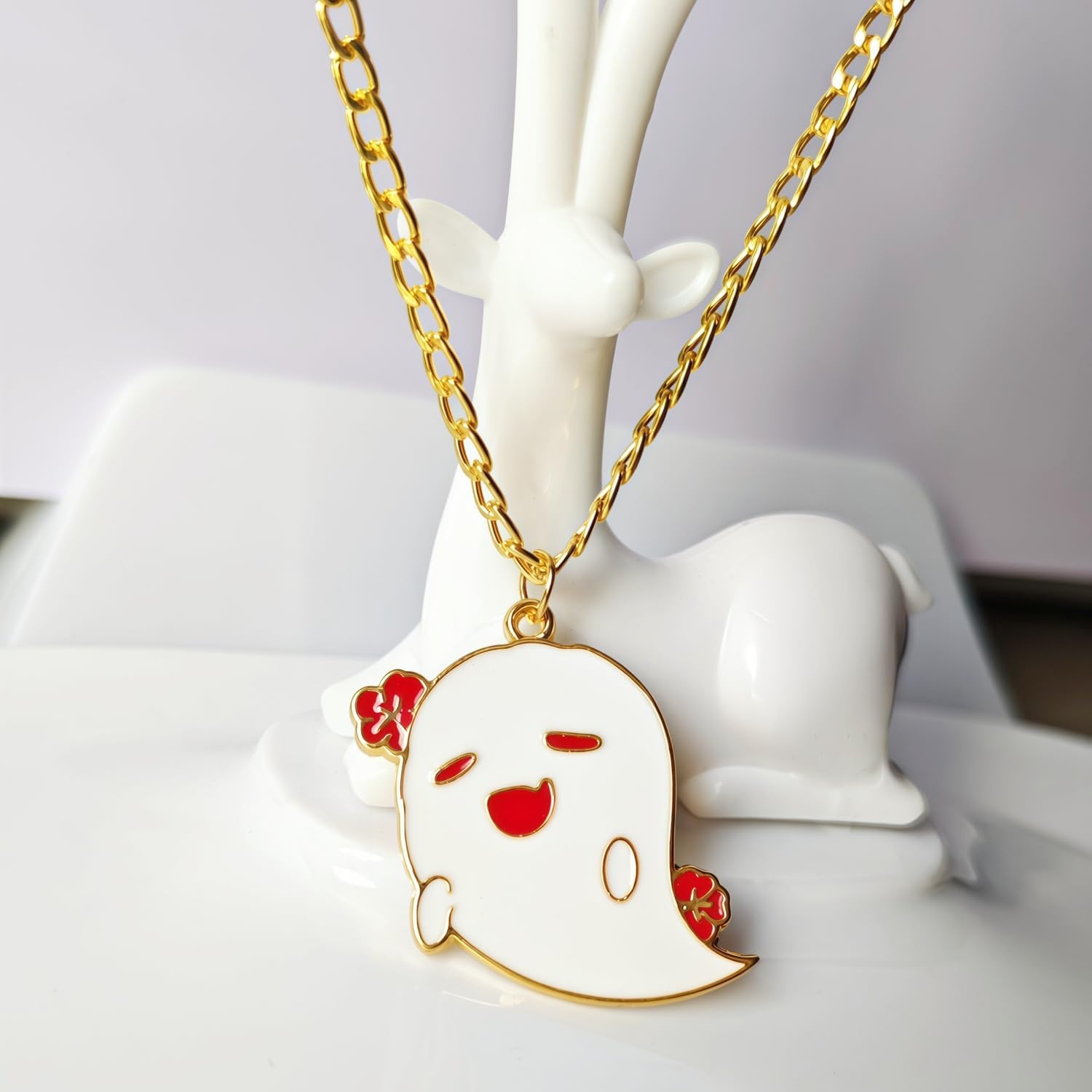 Sizuuenn Haragami Walnut Ghost Fu-Tao Necklace, Cosplay, Peripheral Goods, Anime, Accessories, School Festivals, Cultural Festivals, Festivals, Halloween, Events, Props for Photography, Souvenir,