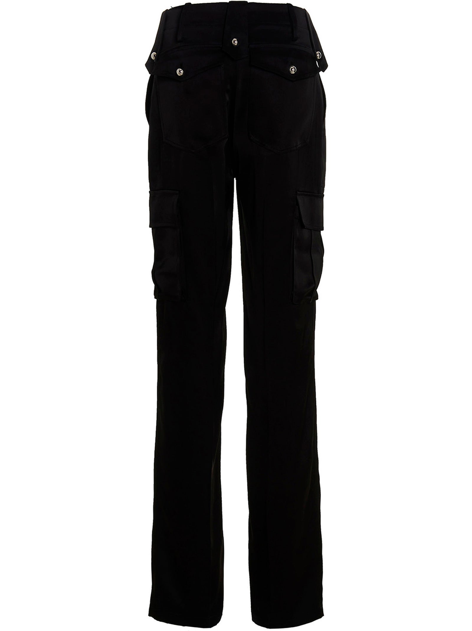 David Koma Satin Cargo Pants - Image 4