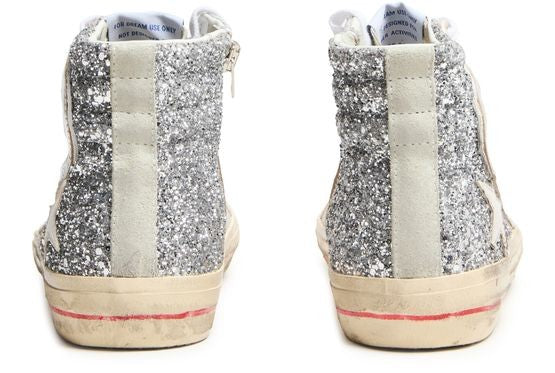 GOLDEN GOOSE Slide glitter sneakers - Image 4