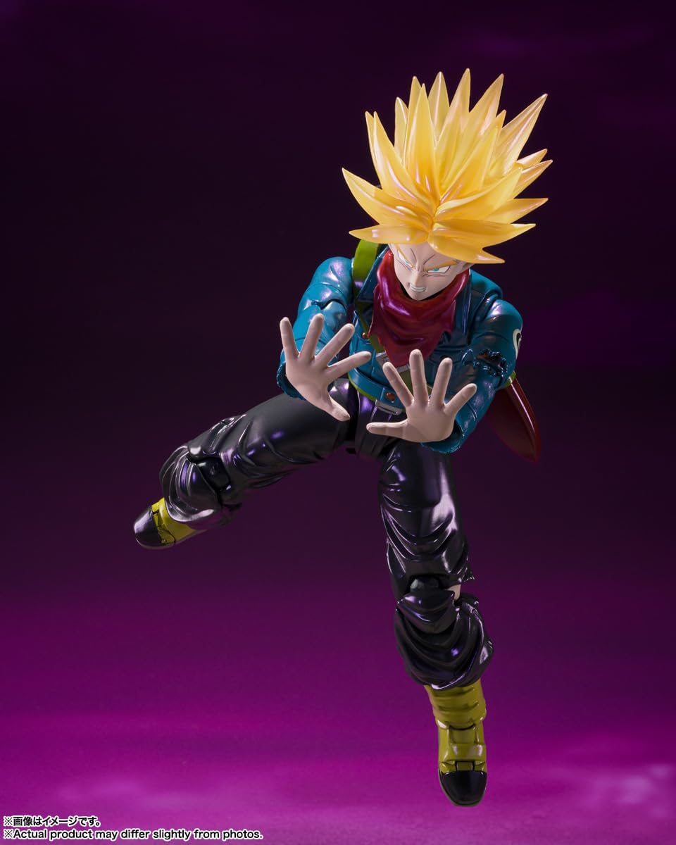 Bandai S.H. Figuarts SDCC 2024 Dragon Ball Super Future Trunks Super Saiyan Figure