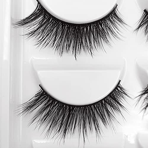 5 Pairs Mink Eyelashes Ultra Dense Stage Makeup Natural False Eyelashes Long Eyelashes Extensions Fake Eyelashes Handmade (G700)