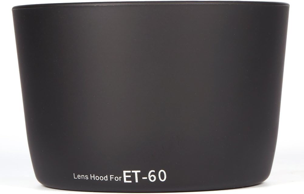 Lens Hood for 75-300mm Black Pro Fasional Replacement ET60 Lens Hood Twist Lock Mount Outdoor Sun Hood Flower Shape