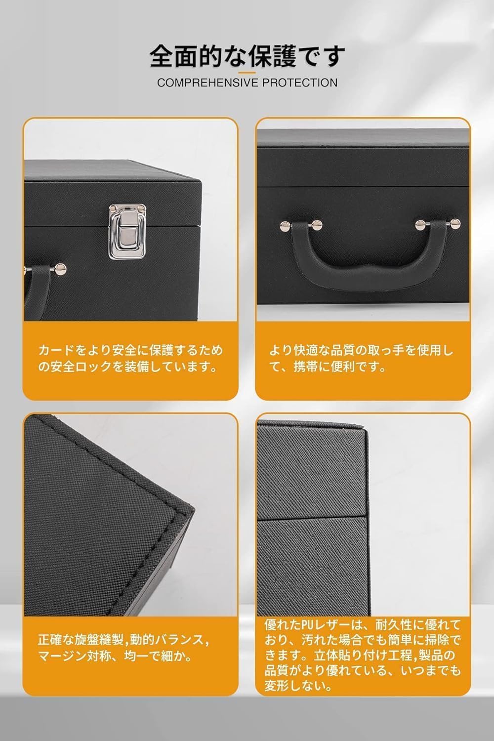 HG CHASING TRIBE Deck Case, Trading Card Case, Holds 3,300 Cards [2025 Latest Upgrade] Magnetic Loader Case, Game Cards, Storage Box, Card Case, Trading Card Game, Card Storage Case, Card Protection