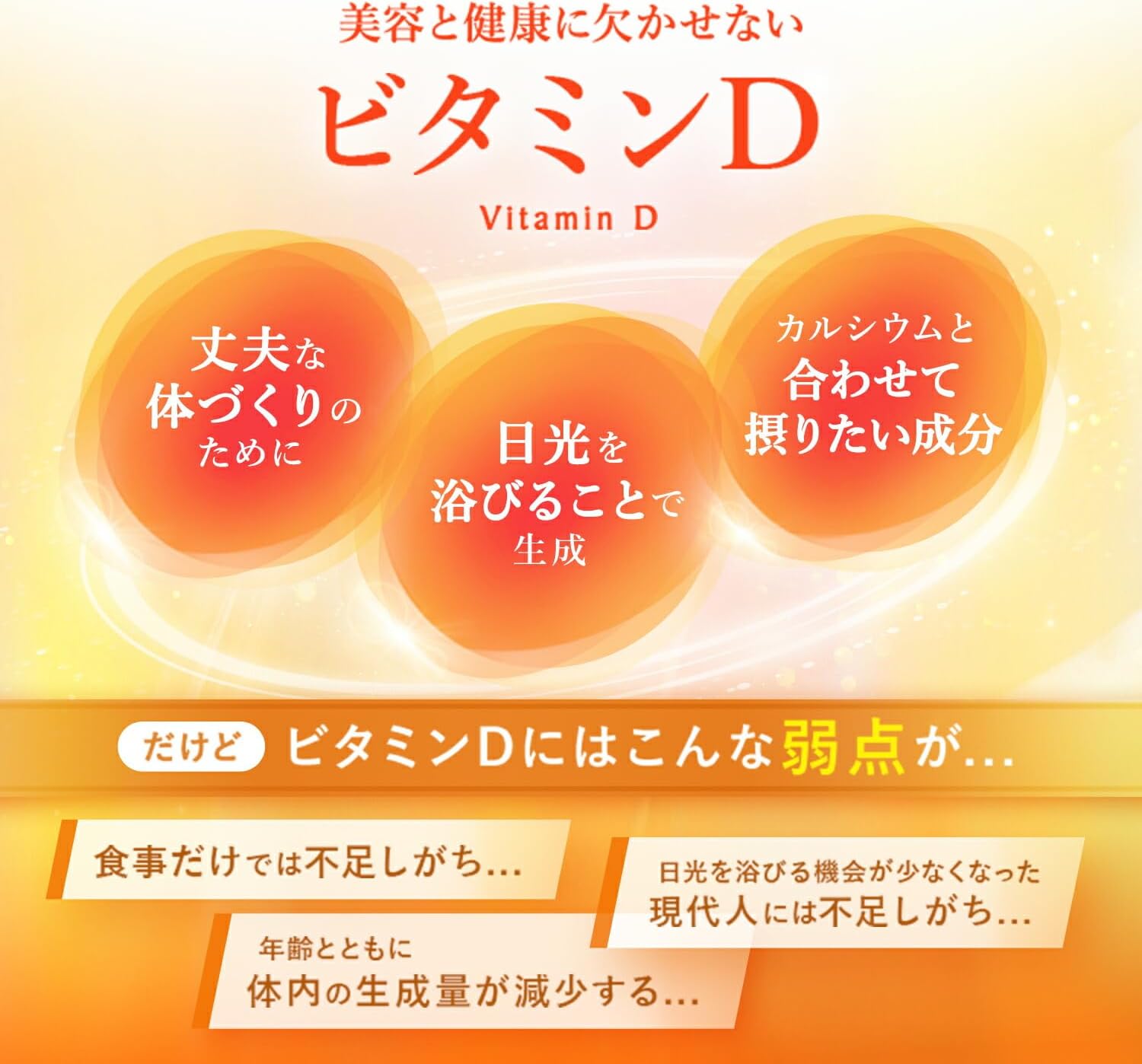 FANCL Vitamin D, 90-Day Supply (30-Day Supply x 3 Bags) [Nutritional Supplement] Supplement (Fat-Soluble/Nutrition/Vitamin Supplement) Support for Nutritional Deficiency, Health, Beauty