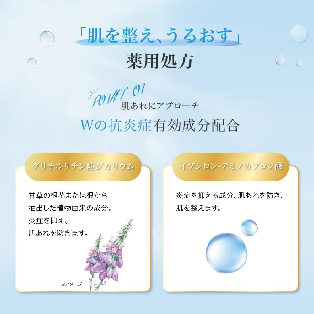 Hadalabo Medicated Gokujun Trouble Care Unit 6.7 fl oz (170 ml) & Refill 6.7 fl oz (170 ml)