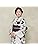 Kyoto Kimono Yuzen Women's Yukata Waistband Set of 2, Monotone, White, Black, Retro, Yukata, Cotton, Summer, Kimono