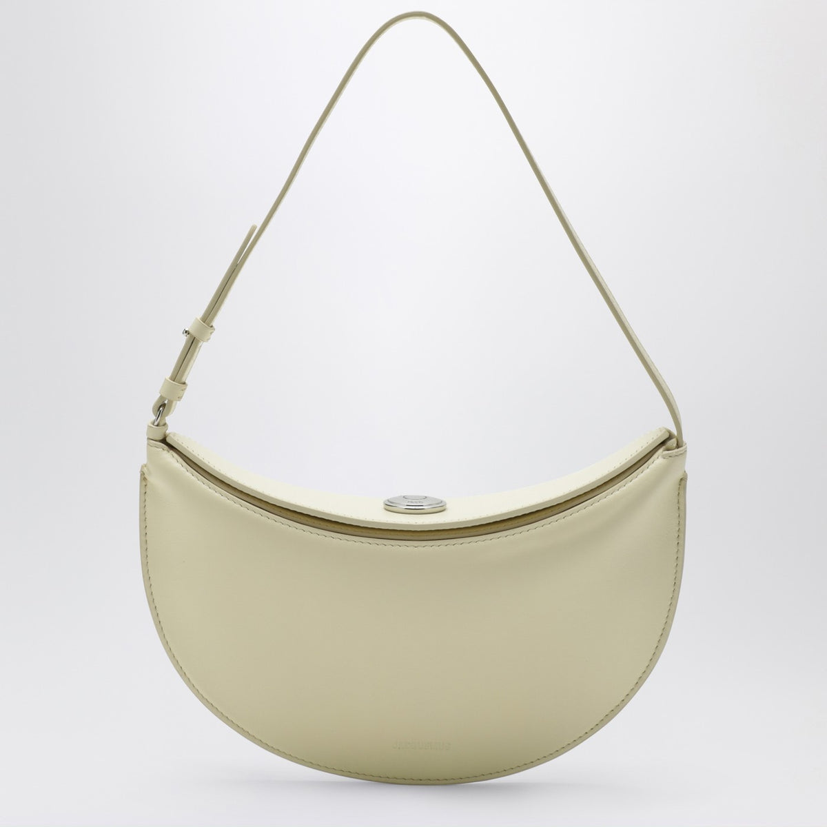 Jacquemus Jacquemus Small Ovalo Leather Bag In Dusty Yellow - Image 4