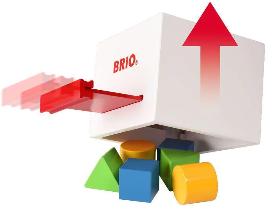 Brio (Brio) Shape Matching Box (White) 30250 Suitable for Ages 1 and Up [Toy, Wooden Toy, Gift (Birthday/Christmas)]