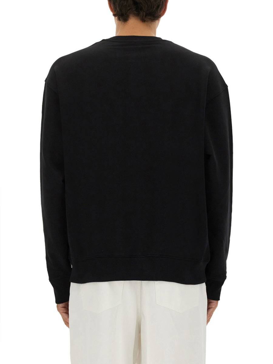 Moschino ローレルクラウンロゴ刺繍入りモスキーノスウェットシャツ - Image 4