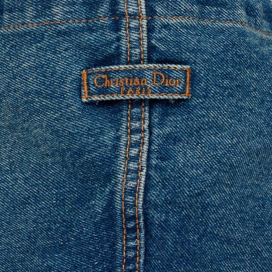 DIOR Oversized hooded jacket stonewashed cotton denim - Image 4