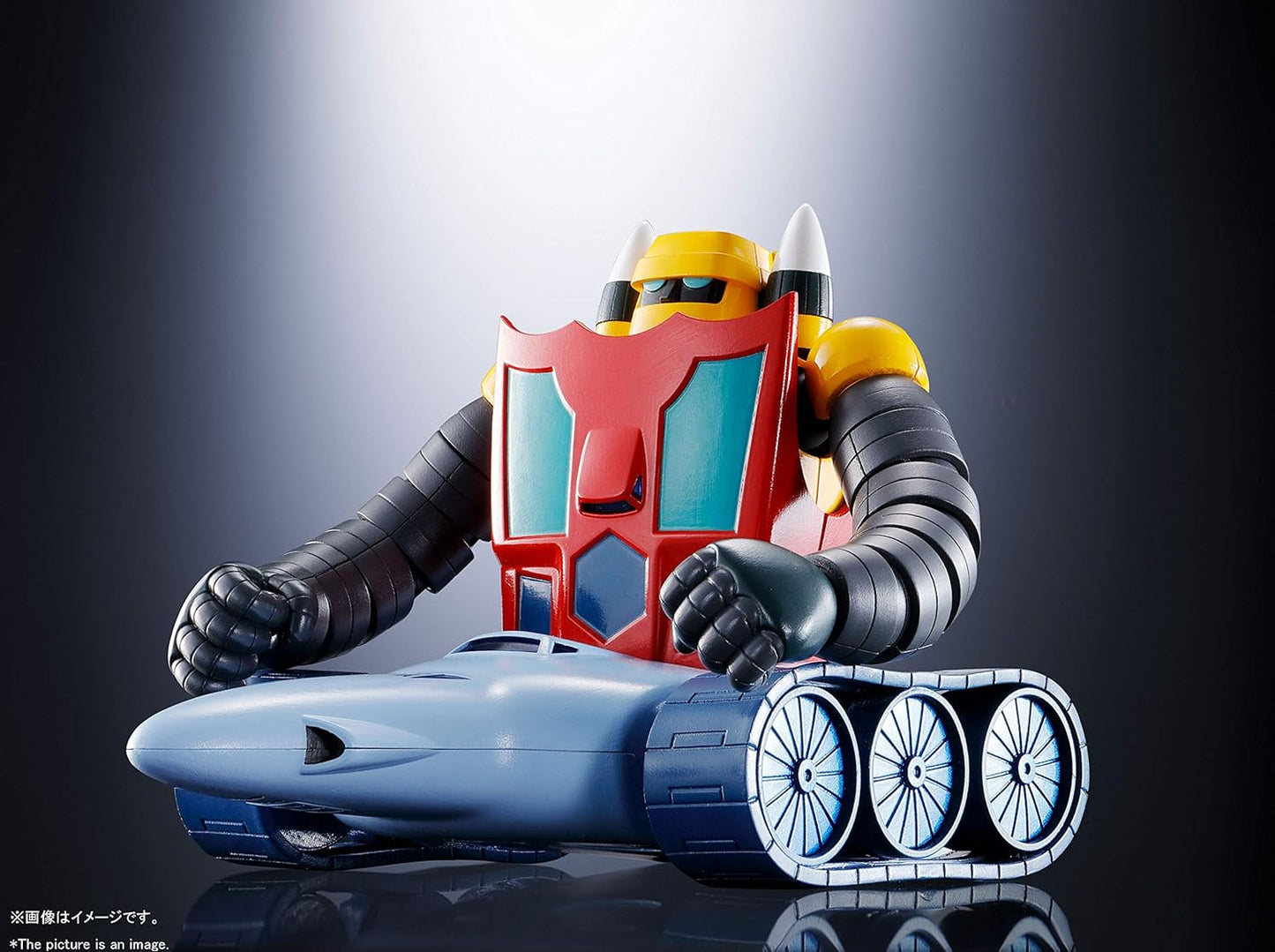 Soul of Chogokin Getter Robot GX-91 Getter 2 & 3 D.C. (Getter 2: Approx. 6.9 inches (175 mm), Getter 3: Approx. 3.5 inches (90 mm), ABS & Die Cast & PVC Pre-painted Action Figure