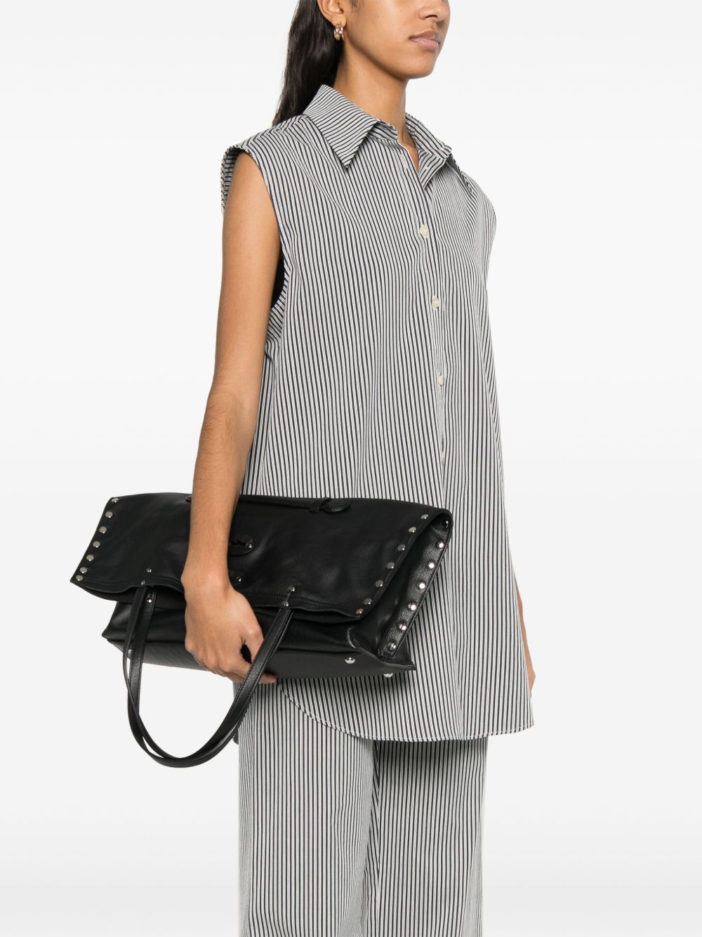 Zanellato ZANELLATO A'SPASSO SAETAミディアムレザートートバッグ - Image 4