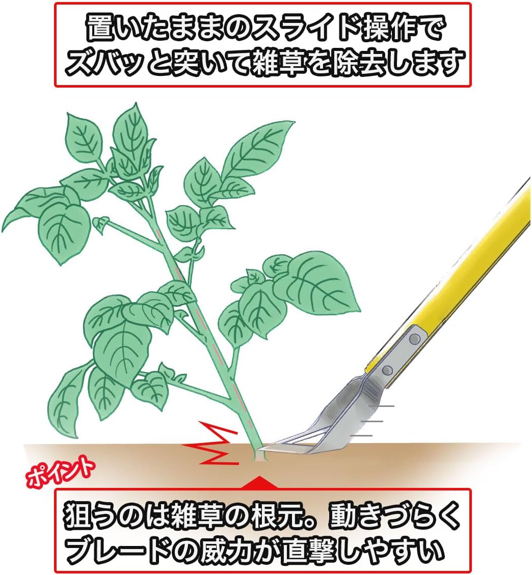 Skipper Grass Cutting Standing Weed Weeding Tool Triangular Hose