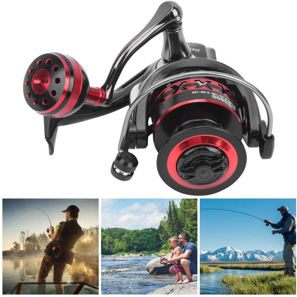 VGEBY DS5000 Spinning Fishing Reel DS Series No Gap One Way Pill Retention Rock Fishing Saltwater Fishing Spinning Reel Spinning Reel 5000 Reel