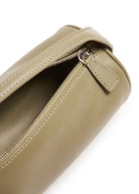 Round 90'S handbag in leather - Image 4