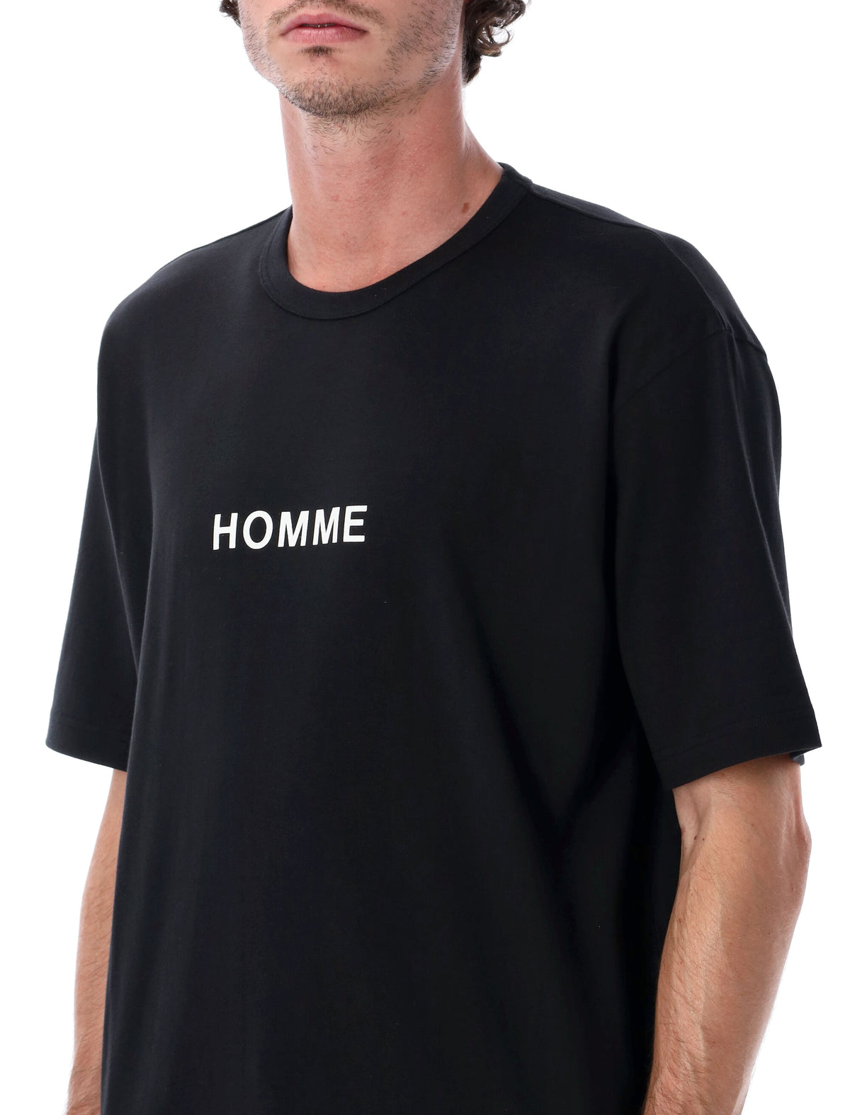Comme Comme Des Garcons Homme Tシャツとポロスブラック - Image 4