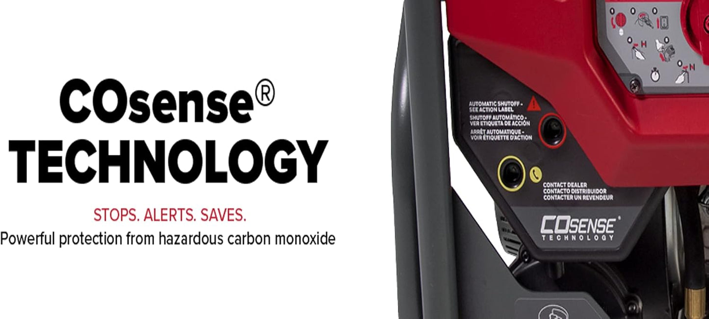 Powermate P0081700 PM4500 4500 Watt Dual Fuel Portable Generator CO-Sense 49-State / CSA, Generac Powered