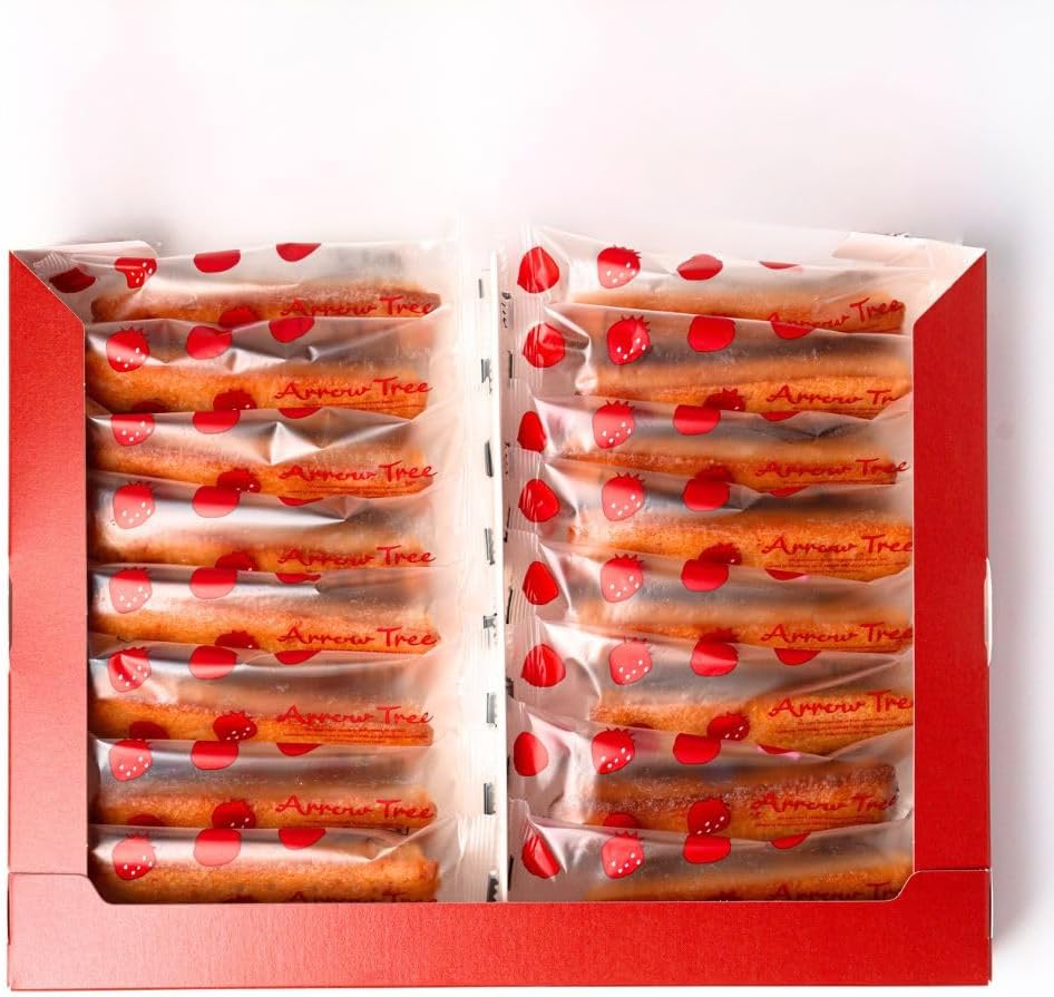 [Official] Arrow Tree Christmas Gift Amaou Queen Strawberry Financiers (16 pieces) Assortment Popular Confectionery Sweets Strawberry Financiers Individual Packaging Present Gift in Return Inner