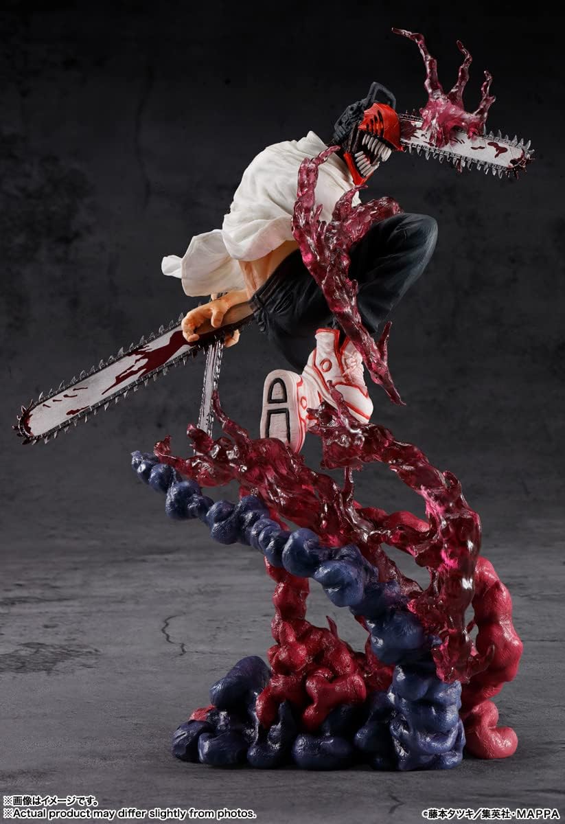 Figuarts Zero BAS65052 Chainsaw Man, Approx. 8.3 inches (210 mm), PVC & ABS, Pre-painted Complete Figure
