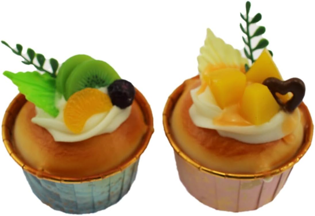 Speed mao Real-Like Cute Cupcake Food Sample Food Model 6-Piece Set