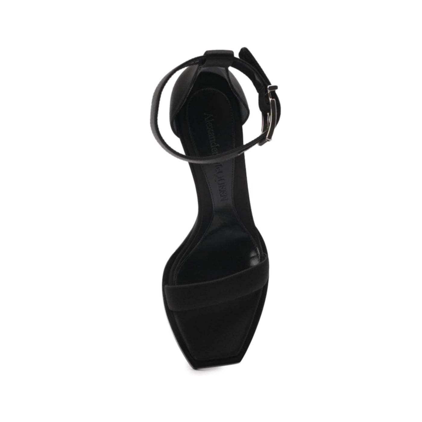 Alexander Mcqueen アレクサンダーマックイーンシルクサテンヒールサンダル - Image 4