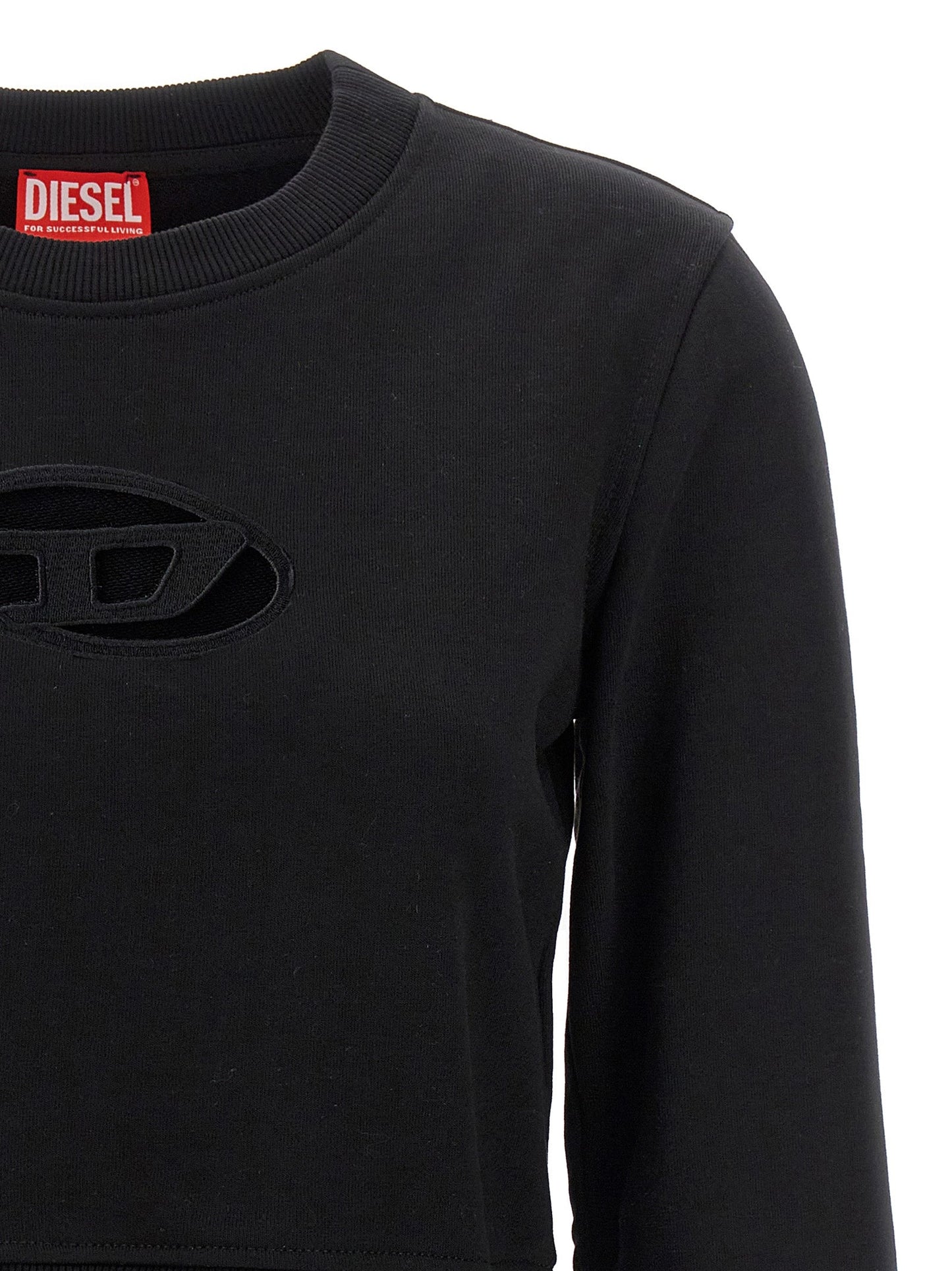 Diesel ディーゼルfスリミークロップドスウェットシャツ - Image 4